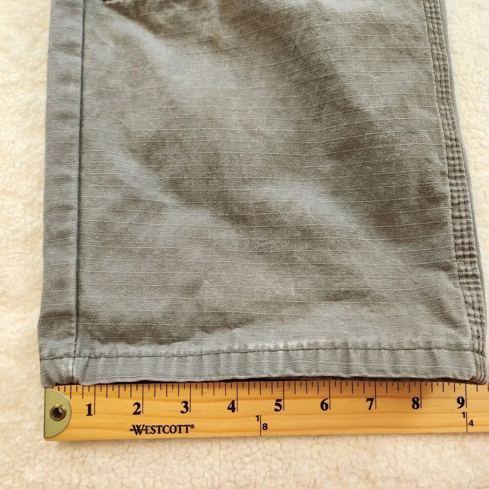 Wrangler RIGGS Mens 40x32 Gray Workwear Ripstop Ranger Cargo Carpenter Pants